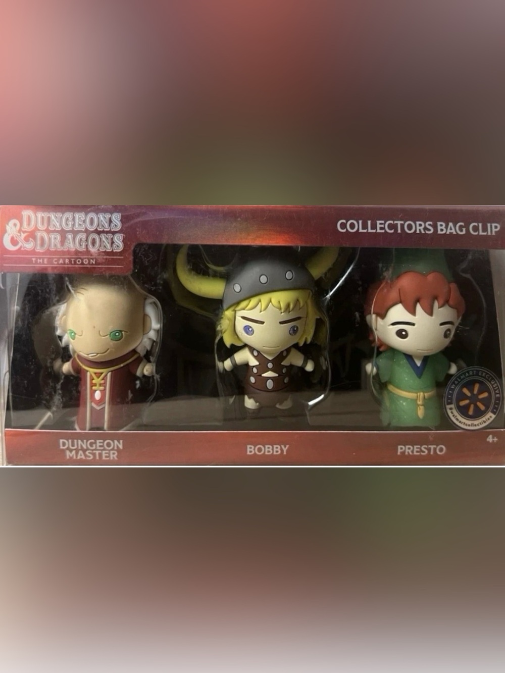 Dungeons & Dragons Collectors 3D Bag Clip Set -ft Dungeons master,Bobby and Pres